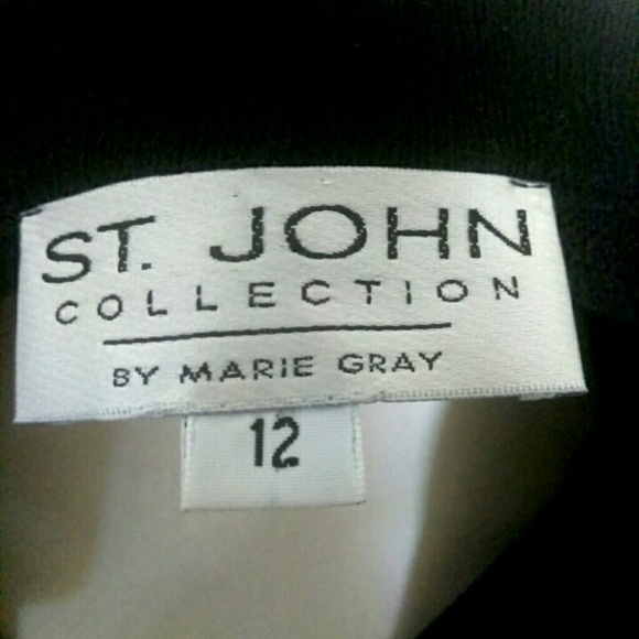 2 piece St. John Collection silk & wool knit suit - Picture 8 of 8